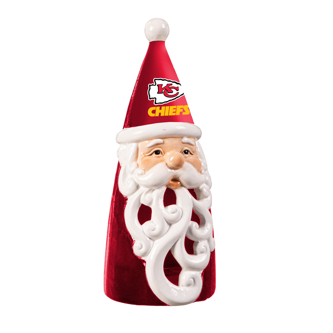 Kansas City Chiefs Santa LED Statuary, 8" Charlton Home®