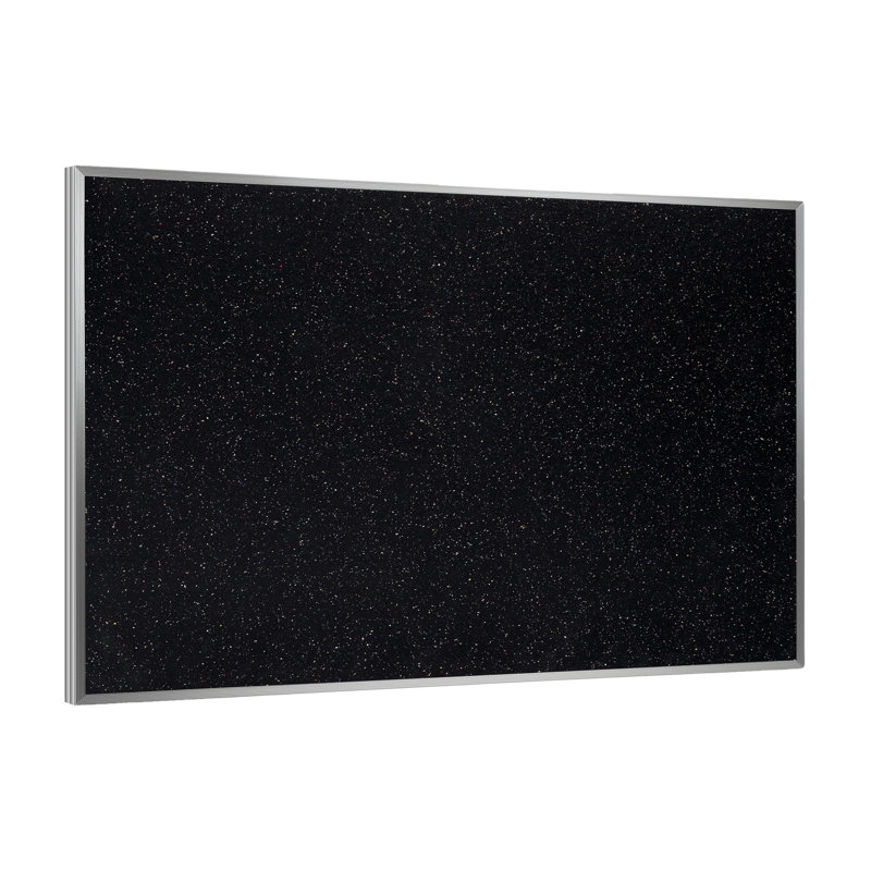 Babillard en caoutchouc recyclé mural, Confetti, H 48,5 po x l 144,5 po x P 0,58 po