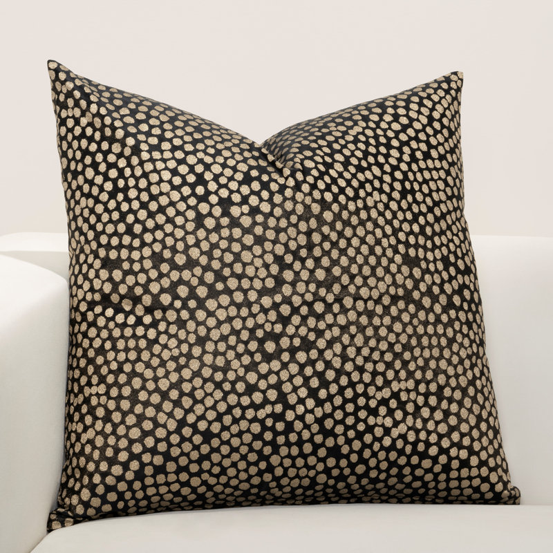 F Scott Fitzgerald Square Pillow Cover & Insert, 30" x 30", Blue, Polyester/Polyfill