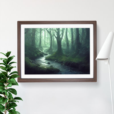 Cosmopolitan Forest Stream - Framed Print