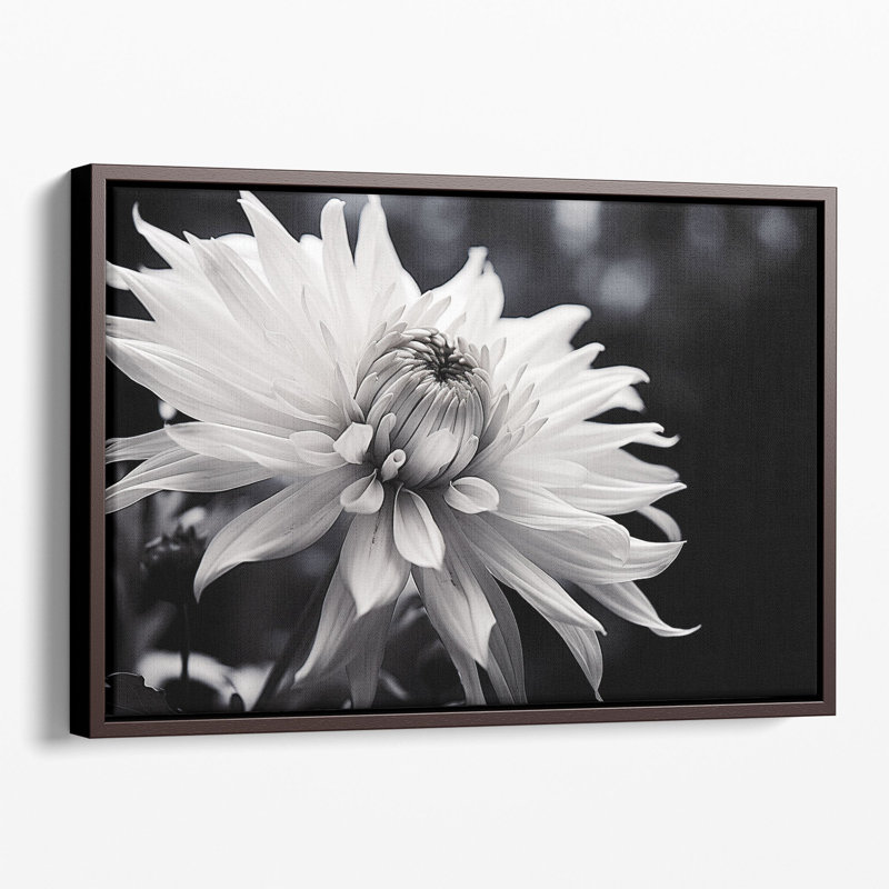 Impression murale UHD, Cadre flottant blanc, H 16 po x l 24 po x P 1,25 po