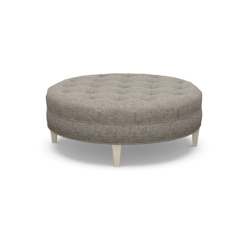 Round Ottoman, 2243-80, Sandstone