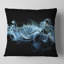 Coussin à imprimé abstrait fumée-29366491-29366495-29455514