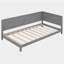 Twin Size Wood Daybed/Sofa Bed, Grey-129933893