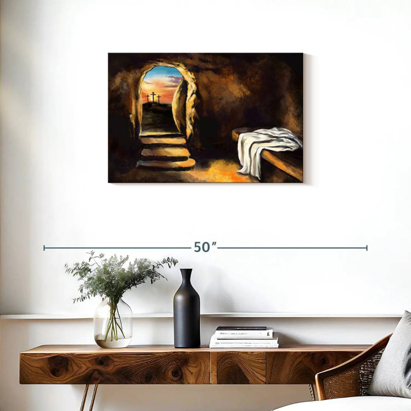 Adella Jesus Christ Has Risen, 20" H x 30" W