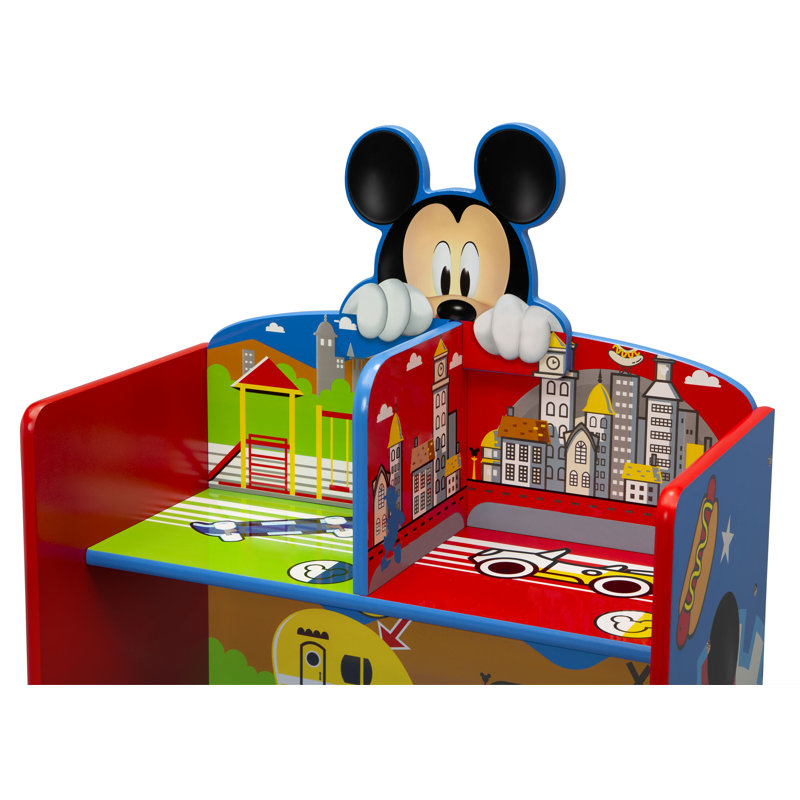 Bibliothèque Disney à 4 tablettes en bois Mickey Mouse par Delta Children