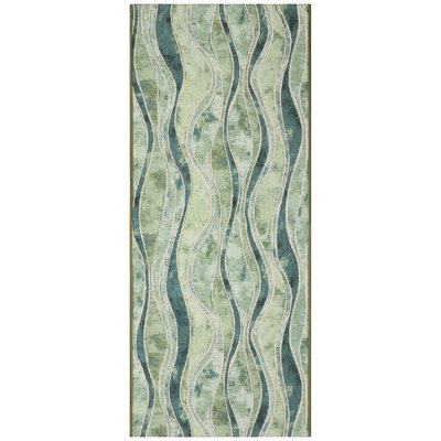 Abstract Synthetic Non-Skid Kitchen Mat