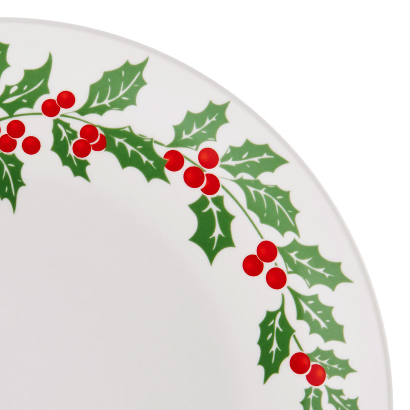Studio Nova Holly Cheer 16 Piece Dinnerware Set, Service For 4