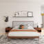 Ensemble de chambre avec lit plateforme 3 pièces Flemington-2048978398
