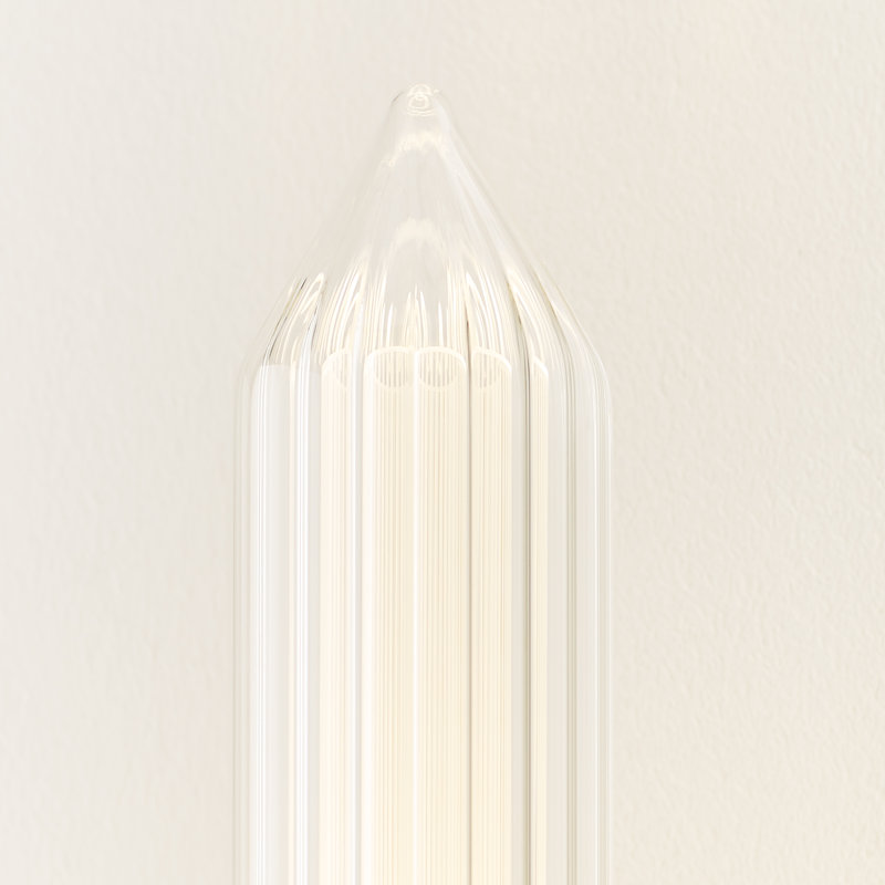 Langston 1 - Light LED Armed Sconce, Plated Brass