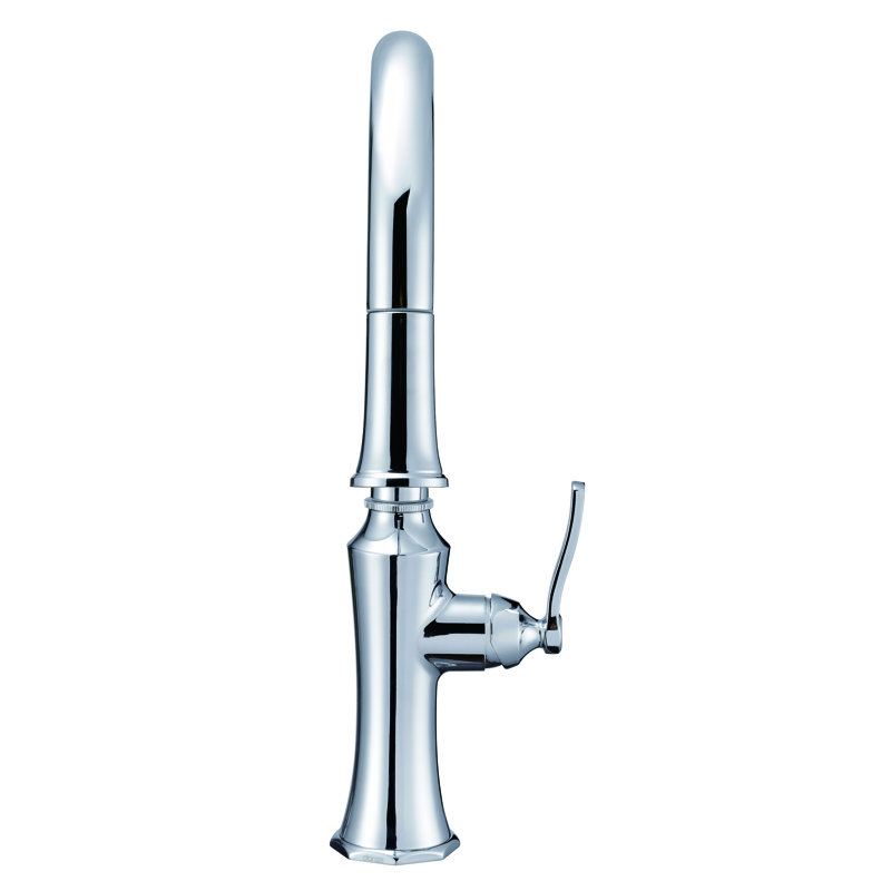 Draper Pull-Down Single Handle Kitchen Faucet, Chrome