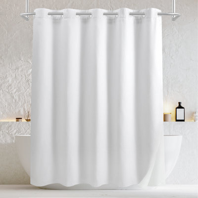Rideau de douche sans crochet Rakiem