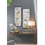 Art mural miroir antique S / 2 17 x 47 po