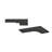 Ebern Designs Authement Wall Mounted Corner L-Shape Floating Display Shelves, Pine Oak, Set Of 2-795409370