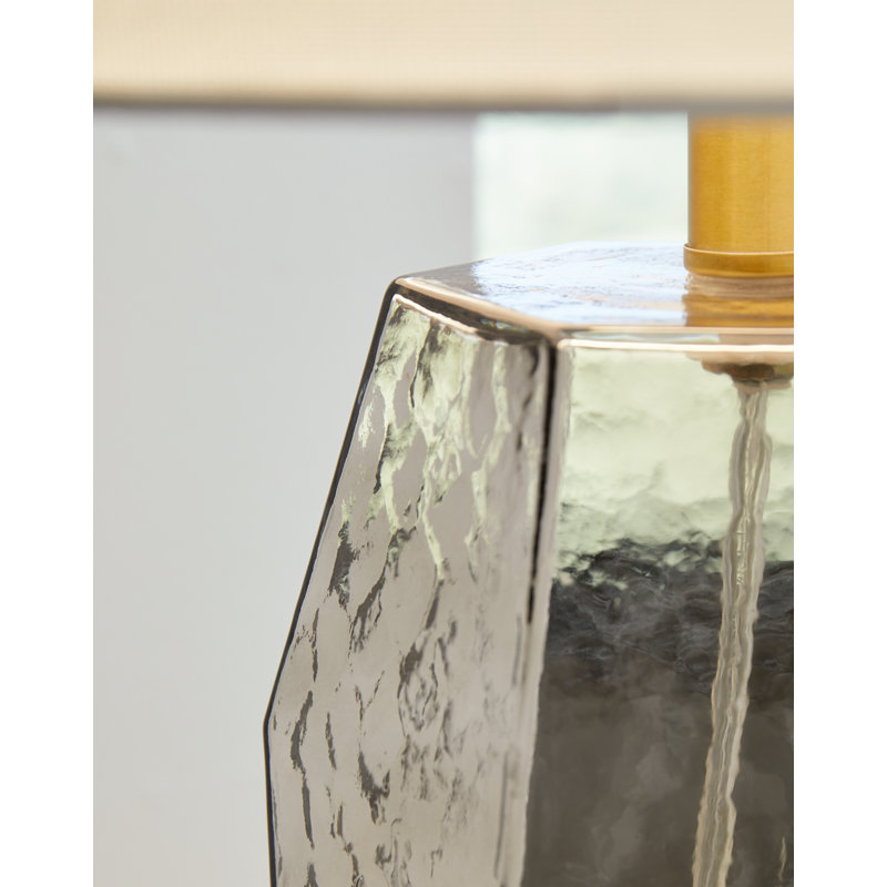 Lampe de table en verre Ladaija