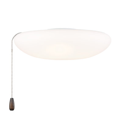 14'' 1 - Light Frosted LED Bowl Ceiling Fan Light Kit