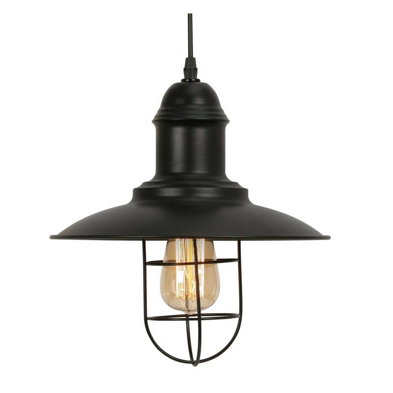 Riendeau 1 - Light Black Cone Pendant