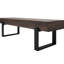 Banc d'intérieur 59 "et banc à chaussures de style industriel pour la salle à manger, surface d'entrée Scratch moderne Mid-Century