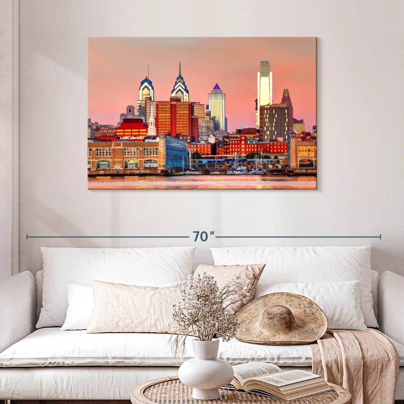 Kavia, Philadelphie, horizon, H 30 po x l 45 po
