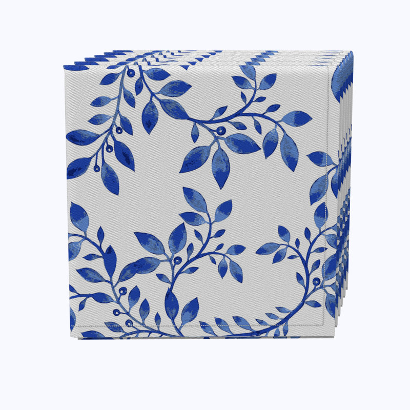 100% Cotton Floral Square Napkin