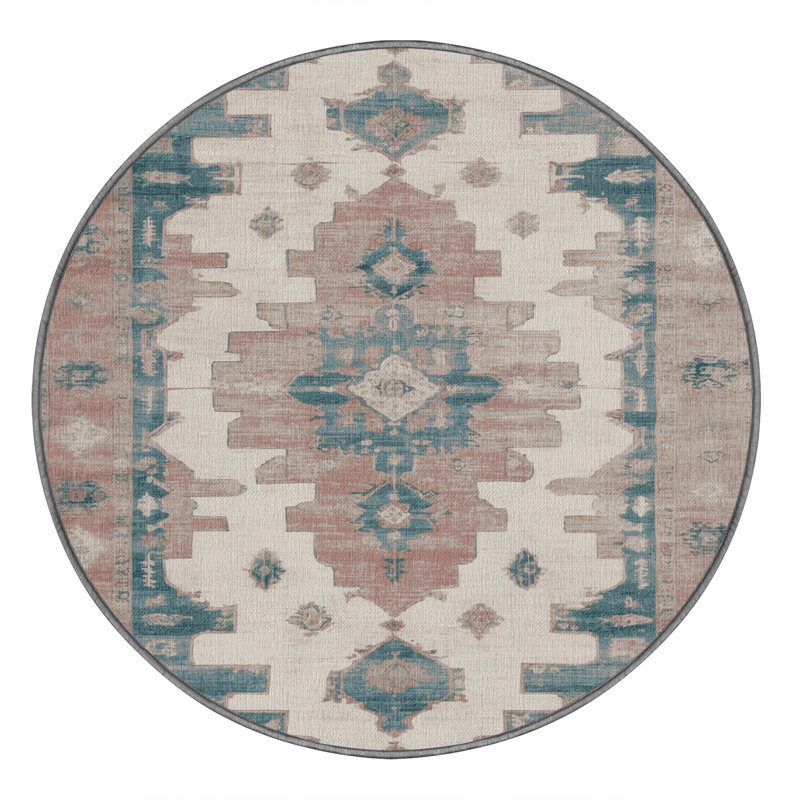 Machine Washable Overdyed Grey Area Rug