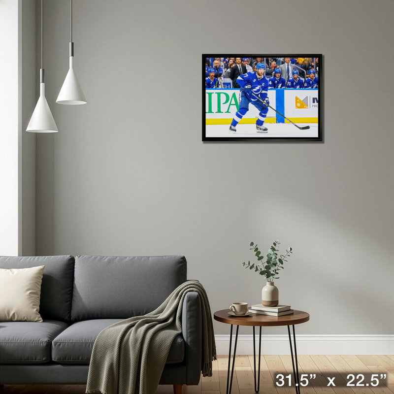 Victor Hedman 20 x 29, toile encadrée Tampa Bay Lightning