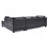 Malone Sectional ( 3 Boxes) , BLACK
