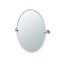 Miroir de meuble-lavabo ovale mural sans cadre H 32 po Jewel | Pivots et miroir biseauté-125118099-2992136