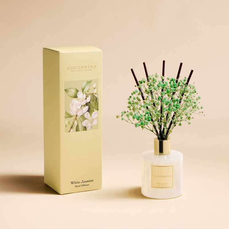 Diffuseur en jasmin blanc, Blanc jasmin