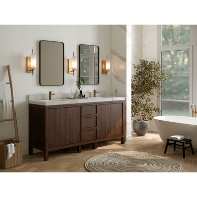 Ensemble de meuble-lavabo double 72 po Elizabeth