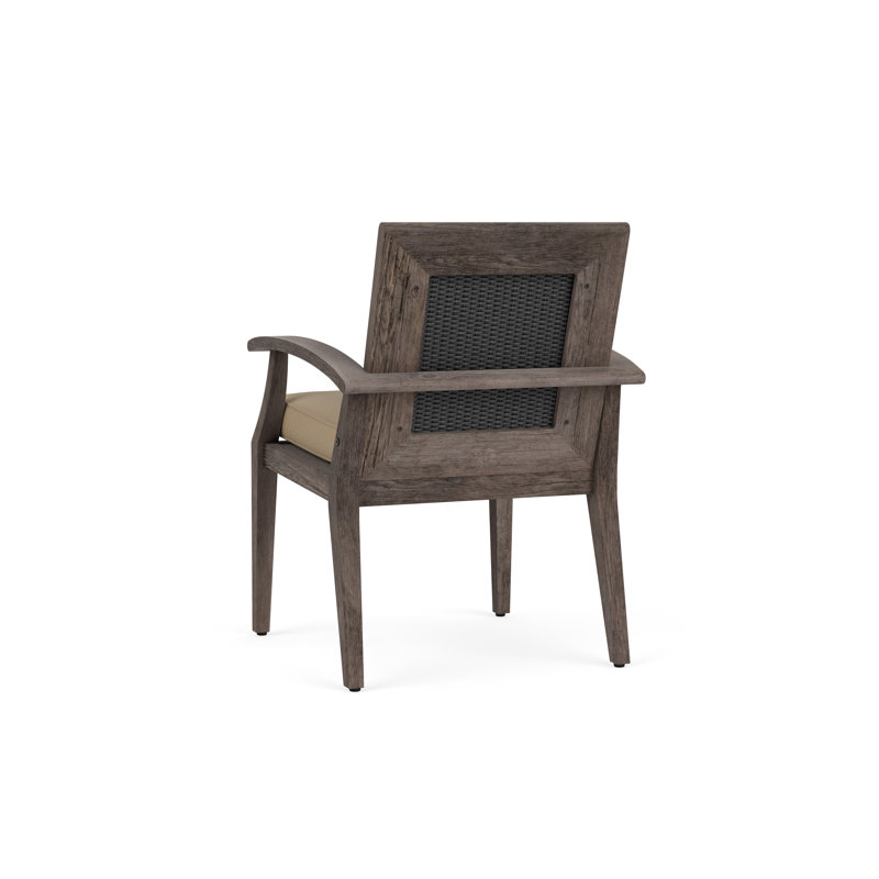 Frontier Outdoor Dining Armchair, Fife Sahara, Charcoal