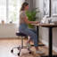 Adjustable Height Ergonomic Industrial Stool-791274881