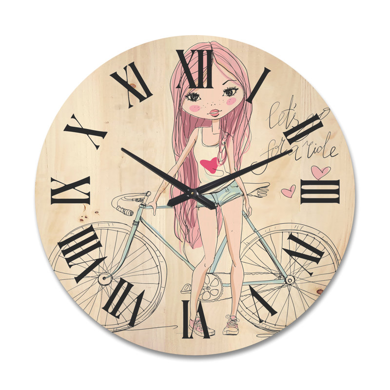Horloge murale en bois, Grand