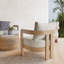 Chaise de patio en métal avec coussins Sunbrella Arlo 30 po Arlo