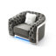 Chaise d'appoint sophistiquée