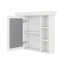 Armoire à pharmacie 35 po x 28 po, armoire de salle de bain murale avec porte miroir, armoire de salle de bain moderne avec 6 tablettes ouvertes-593940751