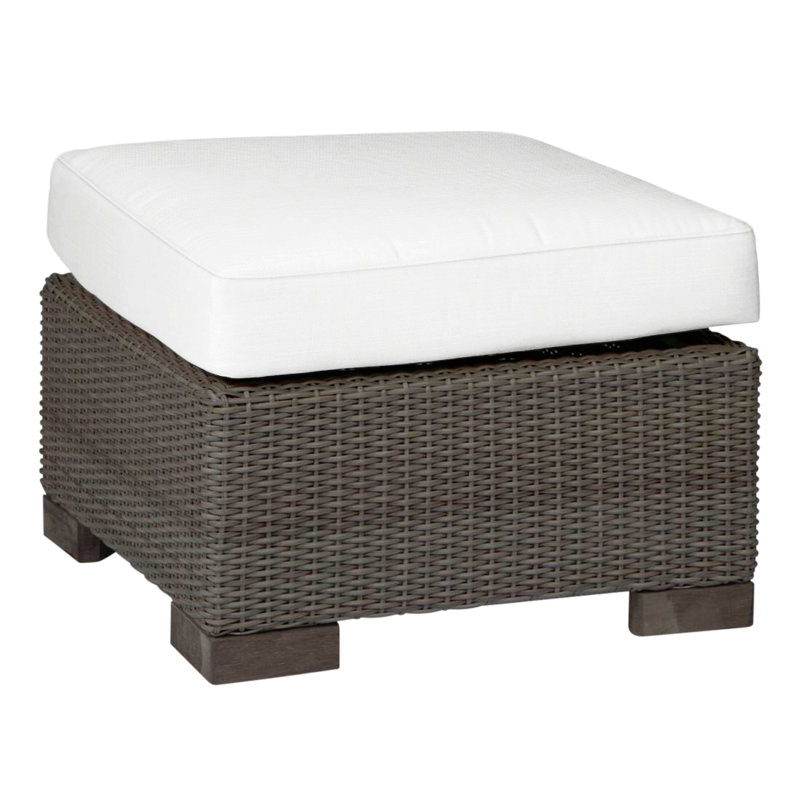Repose-pieds club tissé - noyer noir, Welt, Dentelle Rollo, Noyer noir