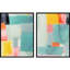 United Colors par Amy Lighthall - Ensemble de 2 reproductions de cadres photo simples-95642834-95642832