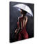 «Lady in Red» par Armand, reproduction sur toile-21649548