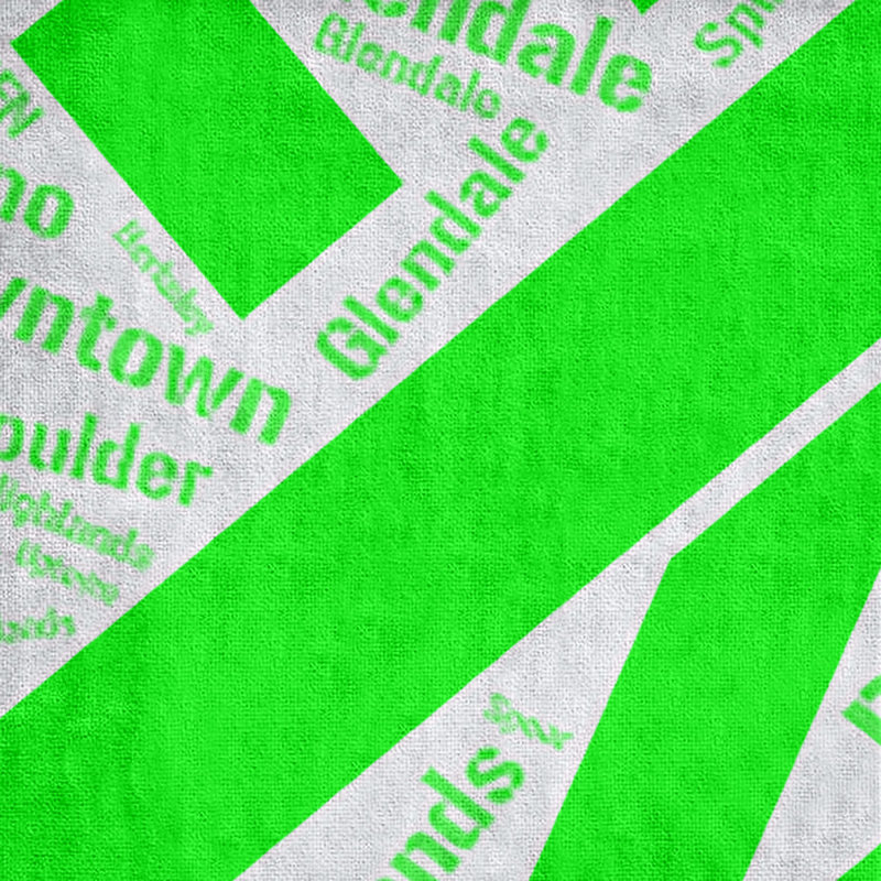 Bath Towel, Green, Poly/Cotton, Denver