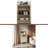 Nordic Style Cabinet,Coffee Bar Cabinet,Buffet Cabinet With Storage,With Adjustable Shelf-445551085