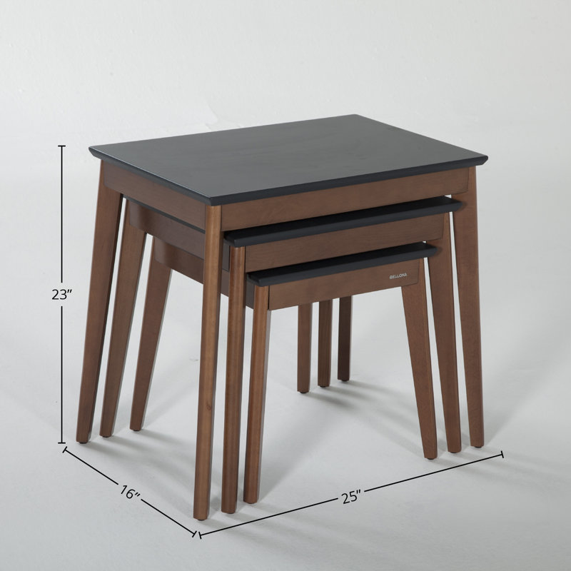 Table gigogne Alegro, noir