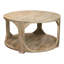 Ensemble de 2 tables de salon Jenna au fini naturel bord de mer sur bois massif