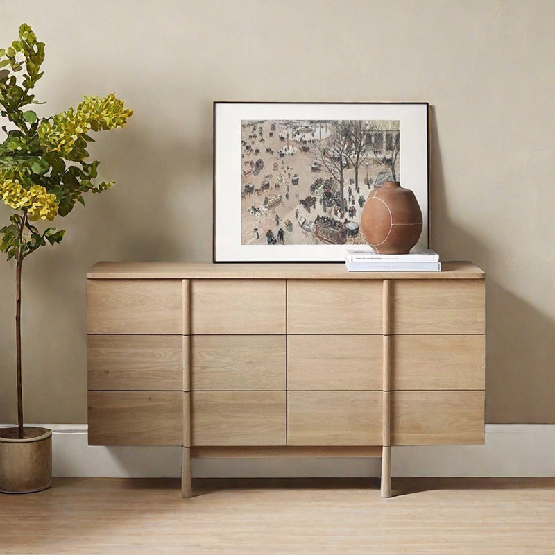 Buffet Classic, Beige, H 31,5 po x l 55,1 po x P 17,7 po