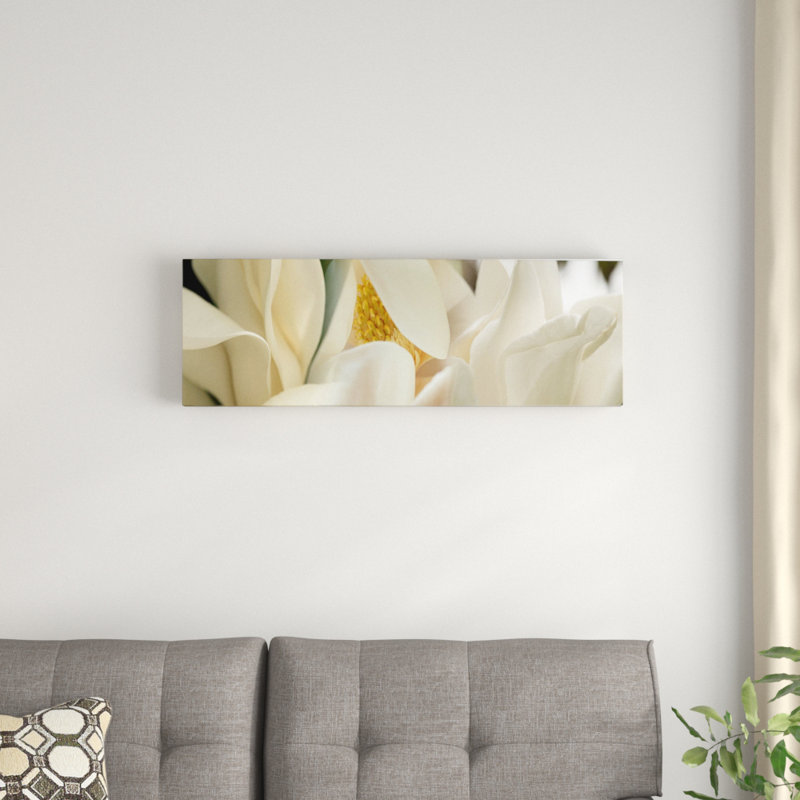 «Magnolia Flowers», reproduction de photo sur toile, H 16 po x l 48 po x P 1,5 po, Toile tendue