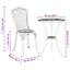 2 - Person Patio Dining Set Rectangular Table with Cushions Included-1747281506