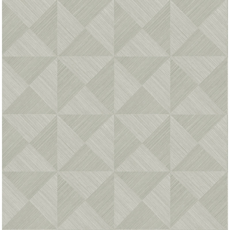 Geometric Vinyl Peel & Stick Wallpaper Roll, Lunar Gray