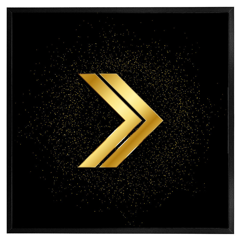 Single Picture Frame Print, Black, 31cm H x 31cm W x 4cm D
