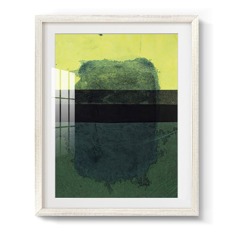 Souvenirs de Rothko III - impression encadrée, H 19,5 po x l 16,5 po, Blanc
