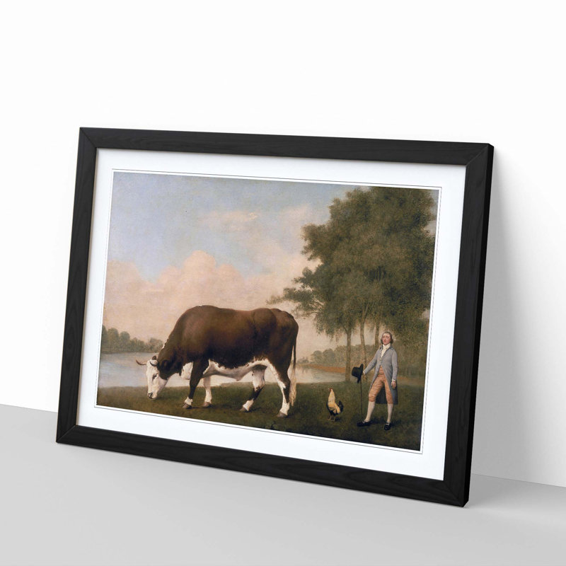 George Stubbs - Single Picture Frame Painting, Black